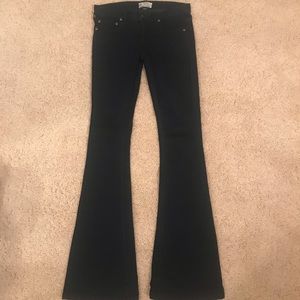 Free People Dark Blue Flare Jeans